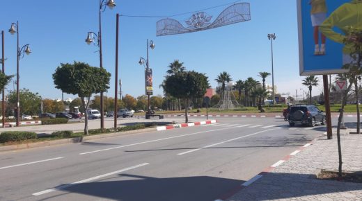 الأشغال من أجل تهيئة المدخل مدينة فاس جهة الطريق السيار مستمرة