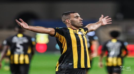 حمد الله يرفع رصيده من الأهداف في بطولة هذا الموسم إلى 11 هدفا