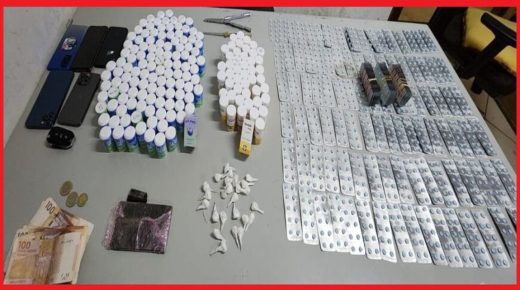 6192 قرصا طبيا مخدرا من أنواع مختلفة وتوقيف 3 أشخاص بالقنيطرة