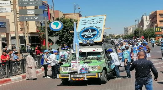 “عبان “و”لكرش ” يترأسان احتفالات فاتح ماي بالعيون.