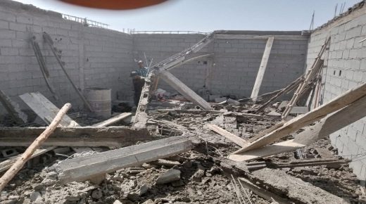 انطلاق عملية كبيرة لهدم مجموعة من البنايات التي شيدت بطريقة عشوائية بدوار الواحة