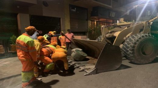 السلطات المحلية بمقاطعة جليز بمراكش حملة لتحرير الملك العمومي
