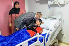 الملك في زيارة تفقدية لضحايا الزلزال
