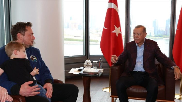أردوغان يلتقي بإيلون ماسك