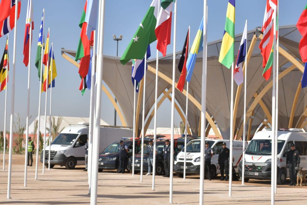 المديرية العامة للأمن الوطني تجند أكثر من 6500 م شرطي لتغطية فعاليات الاجتماعات السنوية للبنك الدولي وصندوق النقد الدولي