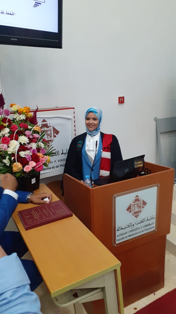 الطالبة الباحثة سلوى العثماني تنال الدكتوراه في الطب بميزة مشرف جدا