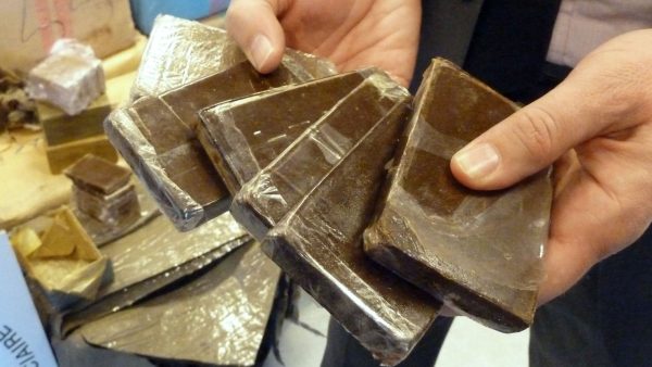 إحباط عملية تهريب ما يقرب من 300 كيلوغرام من الحشيش