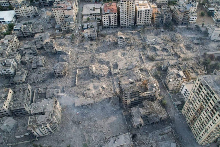 وفق التقرير السابق لصحيفة وول ستريت …تقرير اعلامي اسرائيلي يكشف 72% من مباني مدينة غزة مدمرة