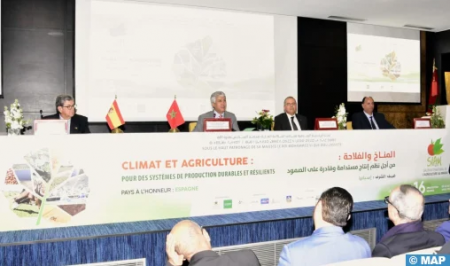 صديقي: الملتقى الدولي للفلاحة بالمغرب مناسبة هامة لاكتشاف أحدث التكنولوجيات في مجال التكيف مع التغير المناخي