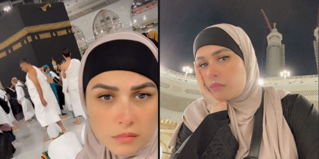 ياسمين عبد العزيز تؤدي مناسك العمرة