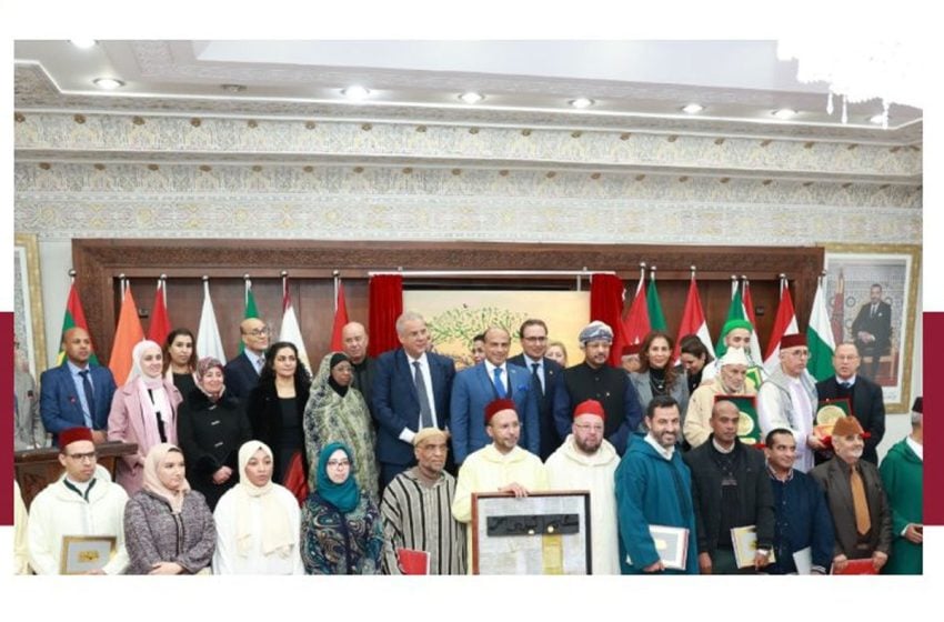 افتتاح معرض الخط وفن الحروفية والزخرفة المغربية في فضائل بيت المقدس بالرباط