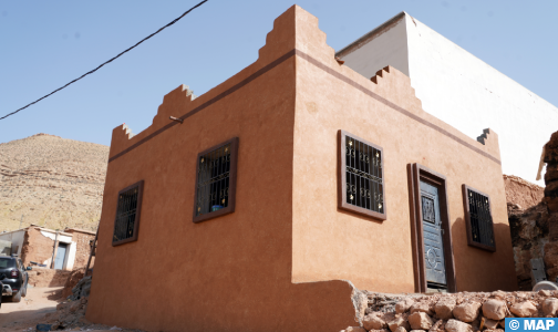 منازل بالجماعة الترابية الزاوية النحلية التابعة لإقليم شيشاوة تبلغ مرحلة إتمام البناء