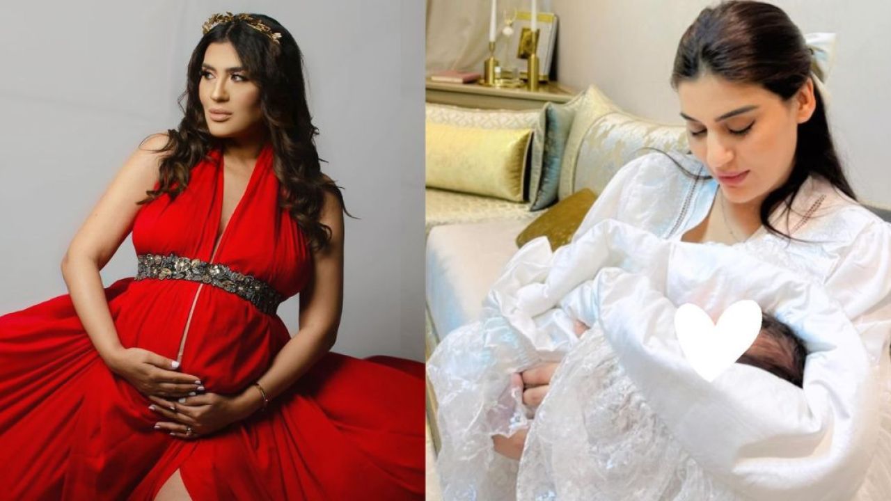 مريم باكوش  تعلن عن استقبالها لمولودها الأول