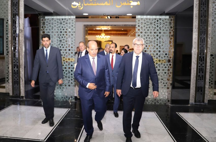 النعم ميارة يجري مباحثات مع رئيس المجلس الوطني السويسري
