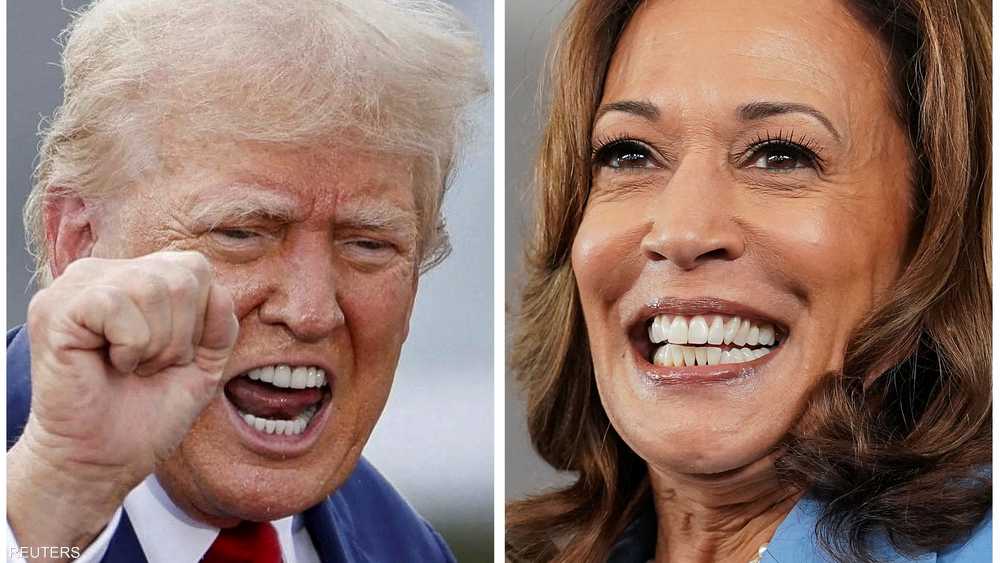 في تعليقه على مقابلة كاميلا هاريس الرئيس السابق دونالد ترامب يكتفيبكلمة واحدة