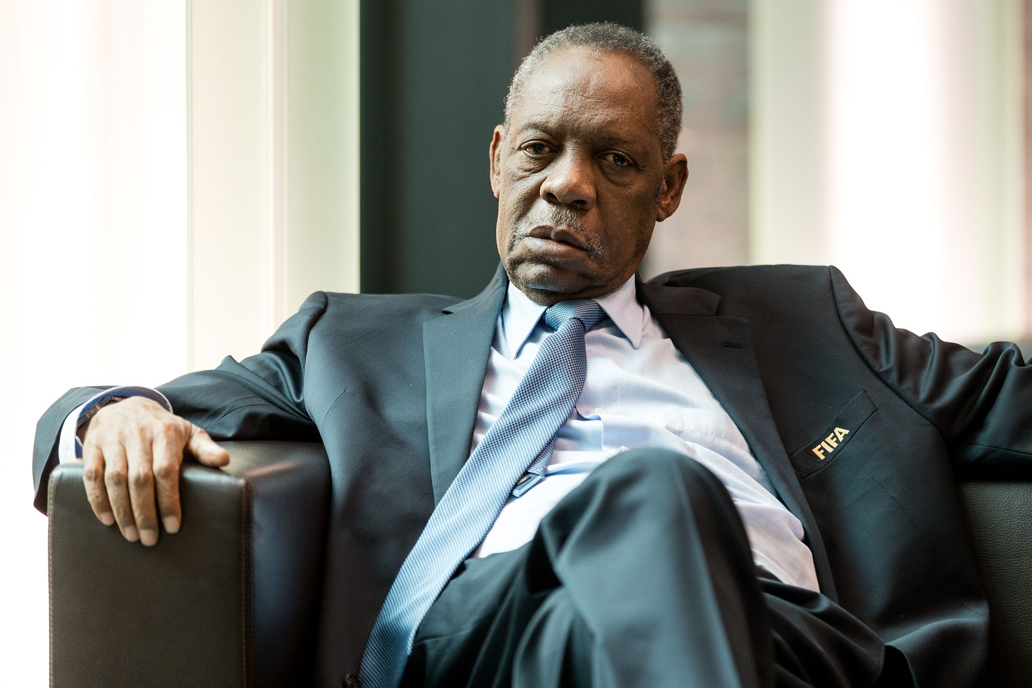 ZURICH, SWITZERLAND - OCTOBER 13: FIFA Senior Vice President Issa Hayatou sits in the lobby during part I of the FIFA Council Meeting 2016 at the FIFA headquarters on October 13, 2016 in Zurich, Switzerland. (Photo by Philipp Schmidli/Getty Images)