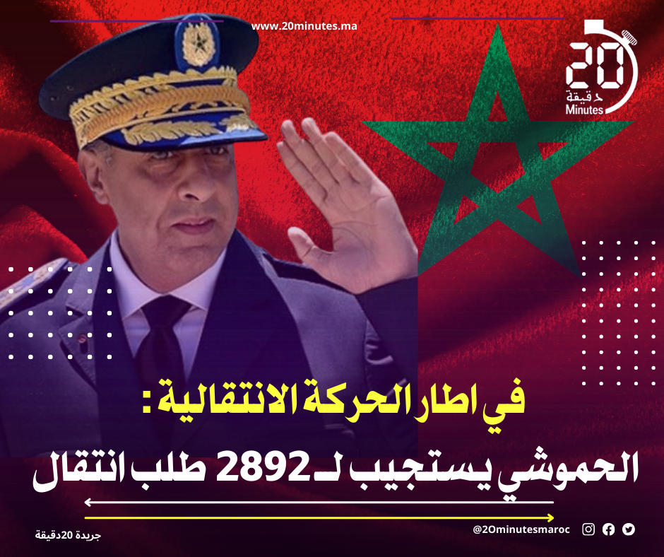 في اطار الحركة الانتقالية : الحموشي يستجيب لـــ 2892 طلب انتقال