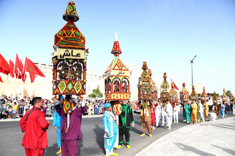 مدينة سلا تتزين بـ”موكب الشموع”، بمناسبة عيد المولد النبوي