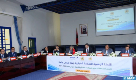 عقد اجتماع بأكادير خصص لتقييم تقدم مختلف مشاريع وبرامج المخطط الجهوي للسلامة الطرقية لسنة 2023 -2024