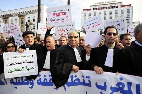 لاول مرة في التاريخ المحامون يقاطعون المحاكم تصعيدا ضد وهبي