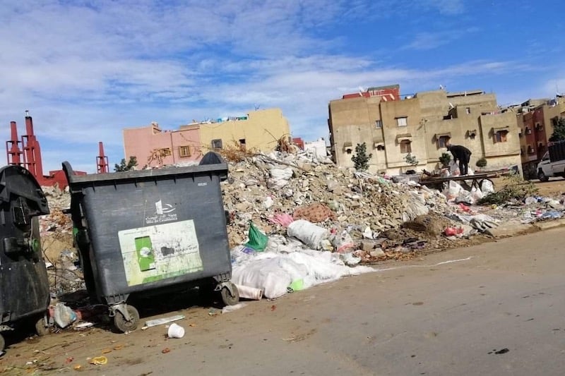 العثور على شابة بمطرح للنفايات