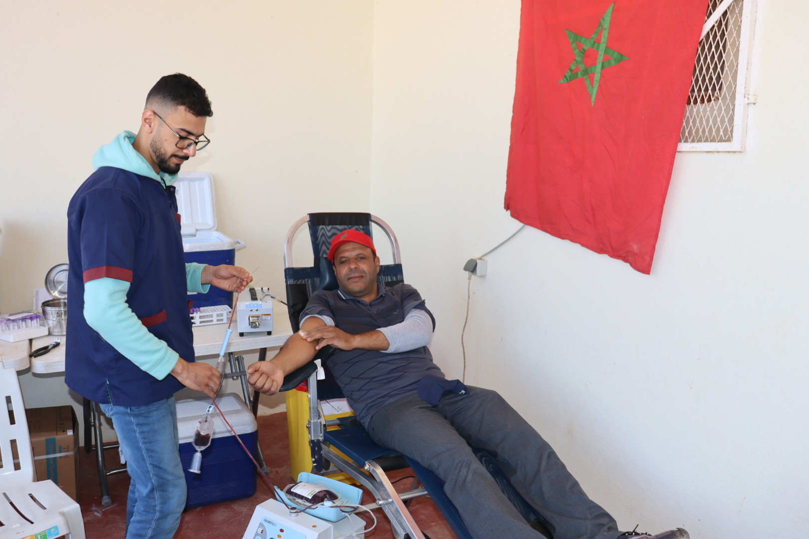 إقليم وجدة: منطقة حدودية “روبان” تنظم حملة التبرع بالدم رغم ظروفها الاجتماعية