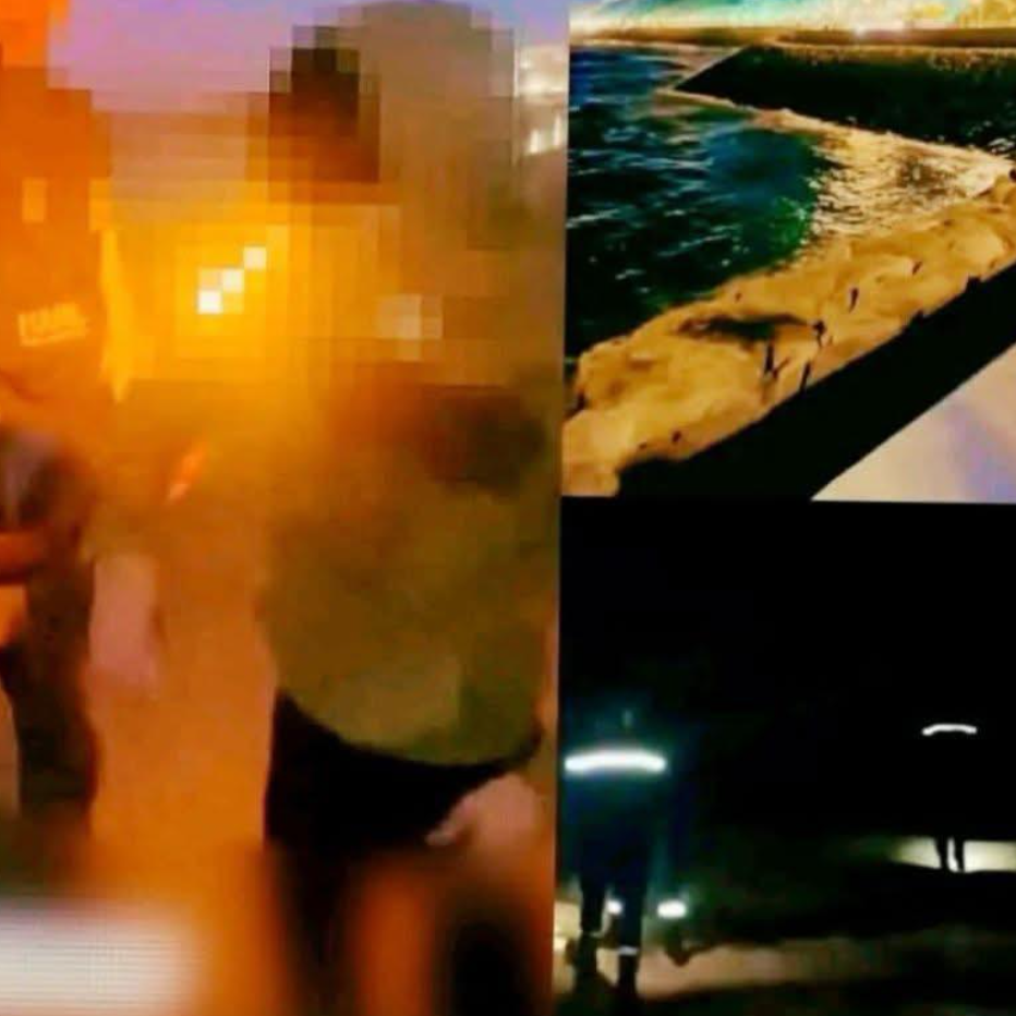 مأساة تحدي تيك توك : شاب يشعل النار في جسده ويختفي في البحر