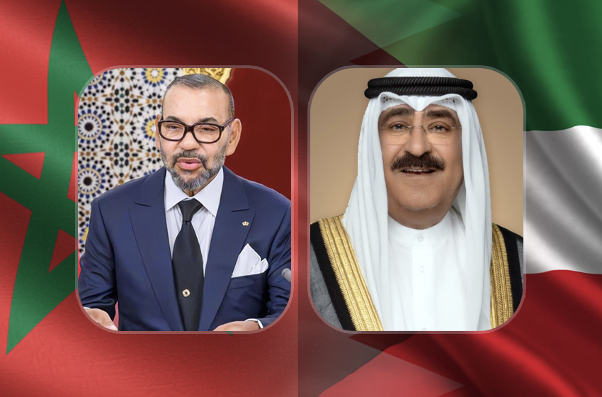 الملك محمد السادس يهنئ أمير الكويت ويشيد بالعلاقات الأخوية