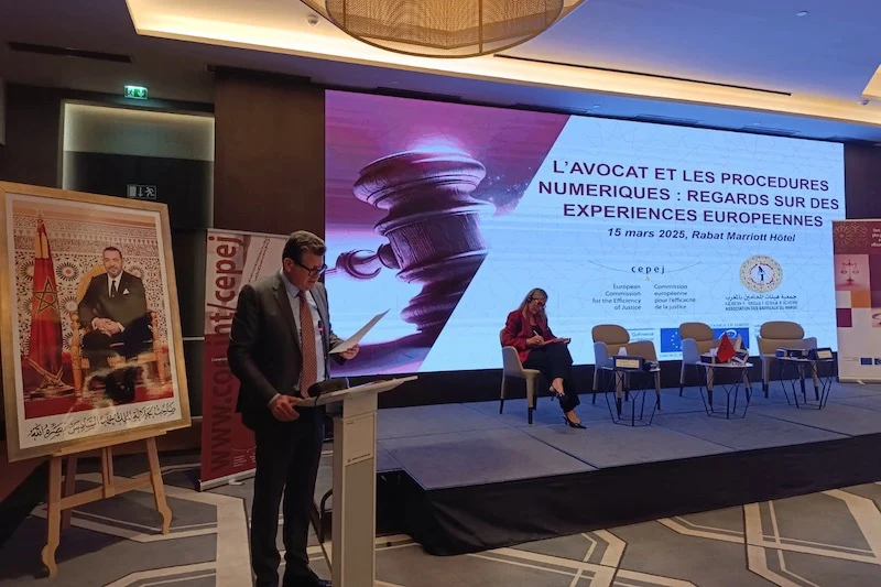 بشراكة مع المجلس الأوروبي للعدالة ..جمعية هيئات المحامين بالمغرب في لقاء حول رقمنة العدالة في المغرب