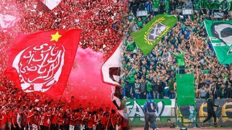 ديربي التشويق هل سيكون بدون جمهور: الرجاء والوداد وجهاً لوجه في ليلة استثنائية
