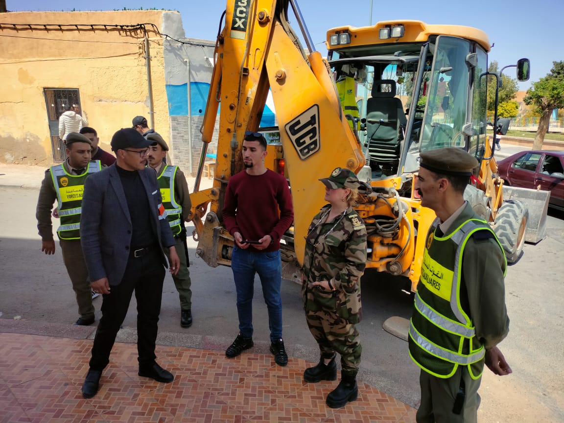 السلطات المحلية بوجدة تواصل جهود تحرير الملك العمومي وتنظيم الأنشطة التجارية