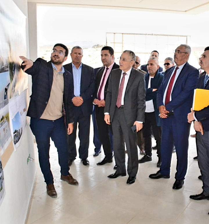 وجــدة: زيارة تفقدية ومعاينة وتيرة تقدم أشغال مشاريع تنموية جديدة