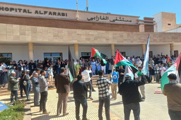 من قلب مستشفيات وجدة… صرخة طبية لفلسطين
