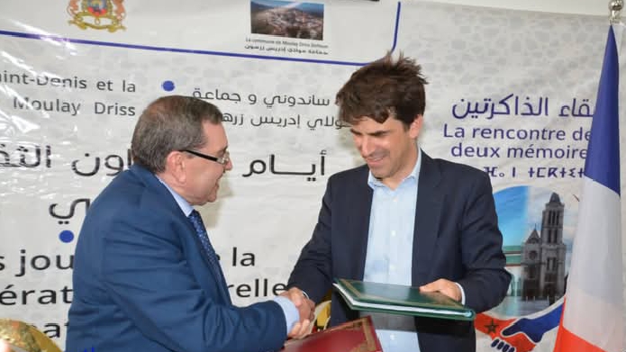 تجديد اتفاقية التعاون بين مولاي إدريس زرهون وسان دوني لتعزيز الثقافة والتراث