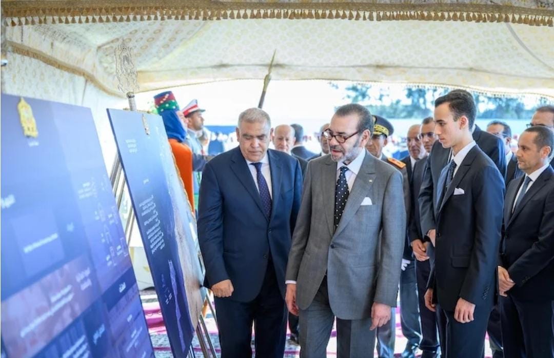 صاحب الجلالة الملك محمد السادس يطلق أشغال إحداث منصة المخزون والاحتياطات الأولية