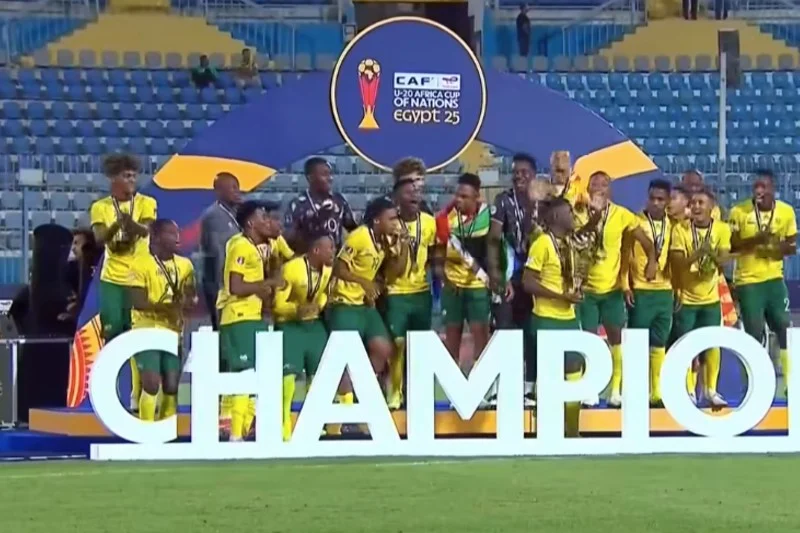 جنوب إفريقيا تُسقط منتخب المغرب وتتوج بكأس إفريقيا لأقل من 20 سنة