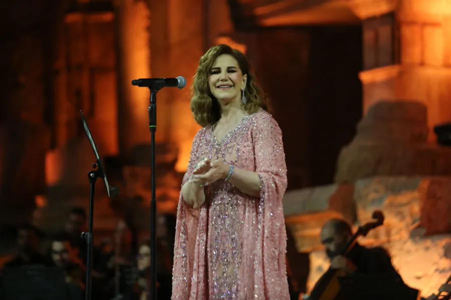 ميادة الحناوي تشعل مسرح جرش في أول مشاركة لها وتعيد وهج الطرب الأصيل