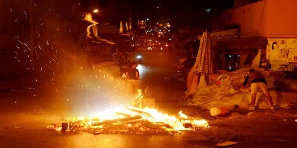 ليلة عاشوراء تتحول إلى فوضى: شعالة ومفرقعات وأعمال شغب