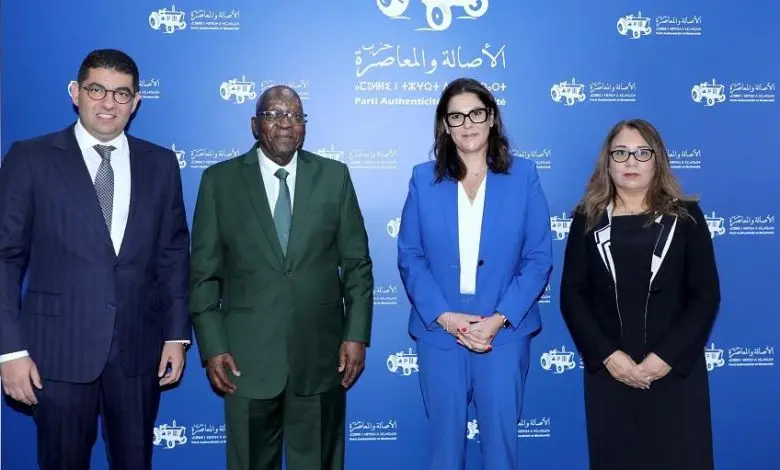 زوما في ضيافة الأصالة والمعاصرة: تعاون حزبي ودعم لمبادرة الحكم الذاتي