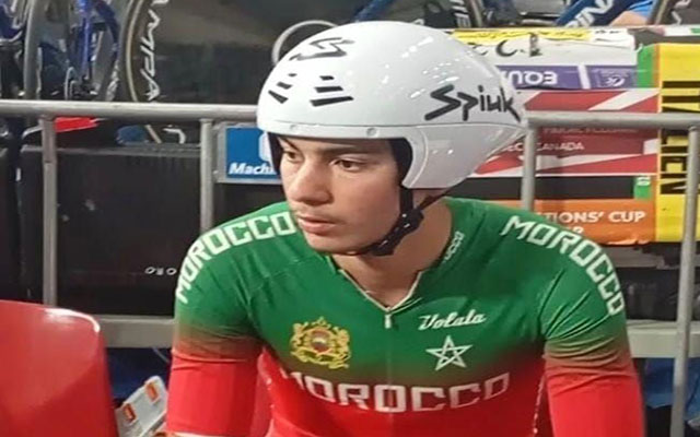 المغربي آدم محسن يتألق في بطولة العالم للمضمار بهولندا