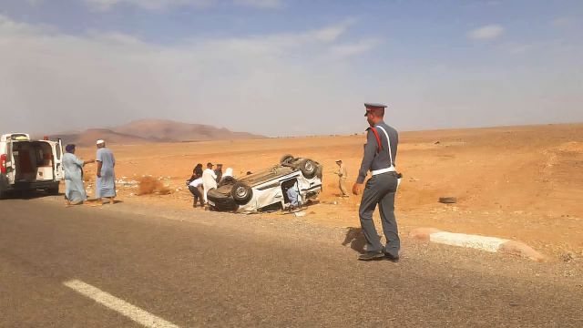 حادث مميت بطاطا يخلف قتيلين من عائلة واحدة وإصابات خطيرة