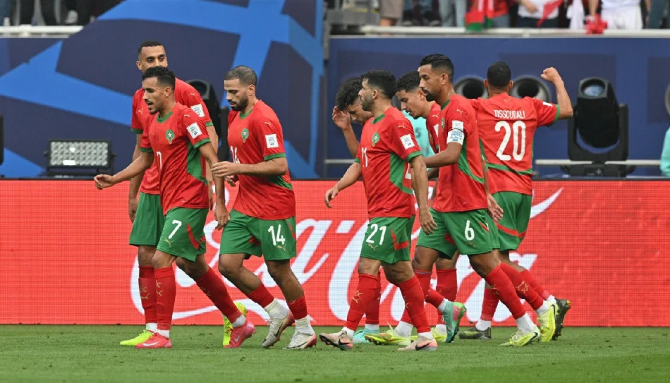 تداريب المنتخب المغربي الرديف قبل مباراة عمان