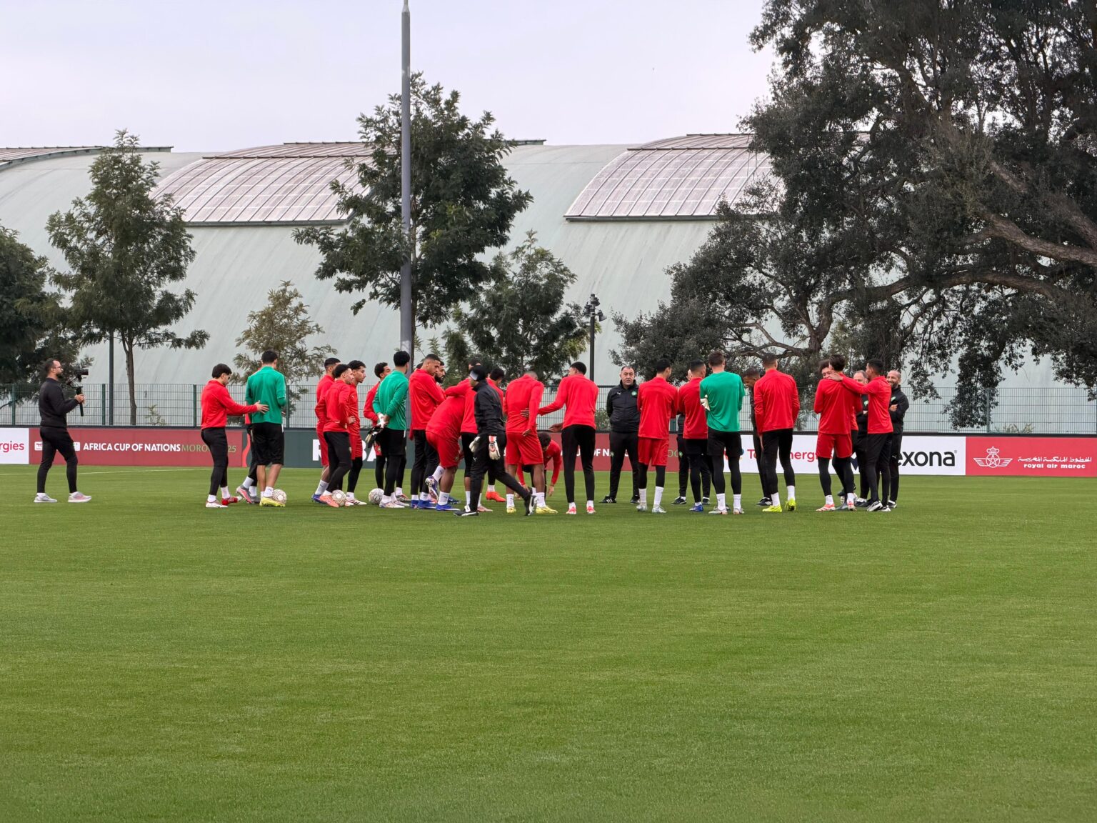 المنتخب الوطني يُنهي استعداداته لمواجهة نيجيريا في نصف نهائي كأس إفريقيا