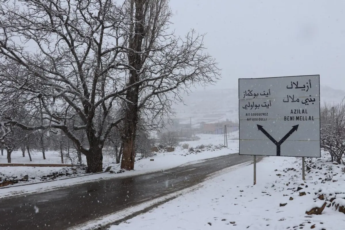 تساقطات ثلجية مرتقبة بعدد من أقاليم المغرب ابتداء من الثلاثاء… نشرة برتقالية للأرصاد الجوية