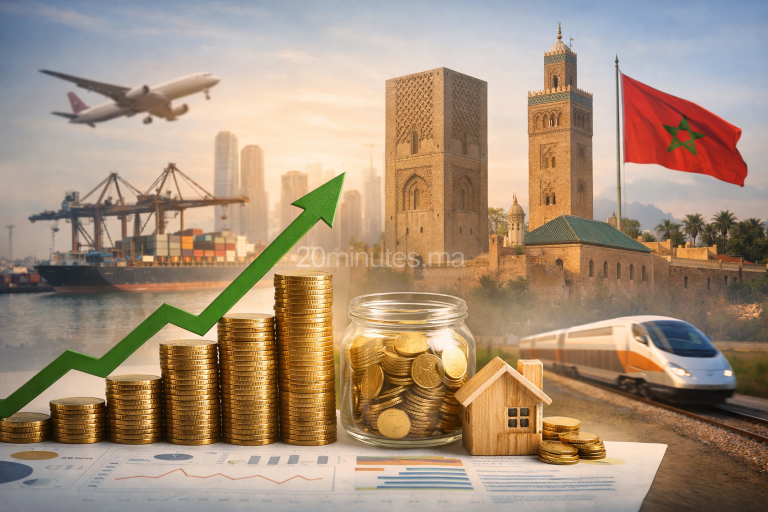 تراجع التضخم وارتفاع الاستثمارات يعززان أداء الاقتصاد المغربي