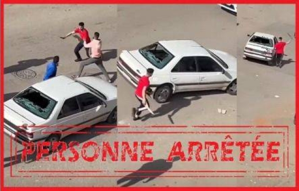 انتشار فيديو تخريب سيارة يعجل بتوقيف الجاني