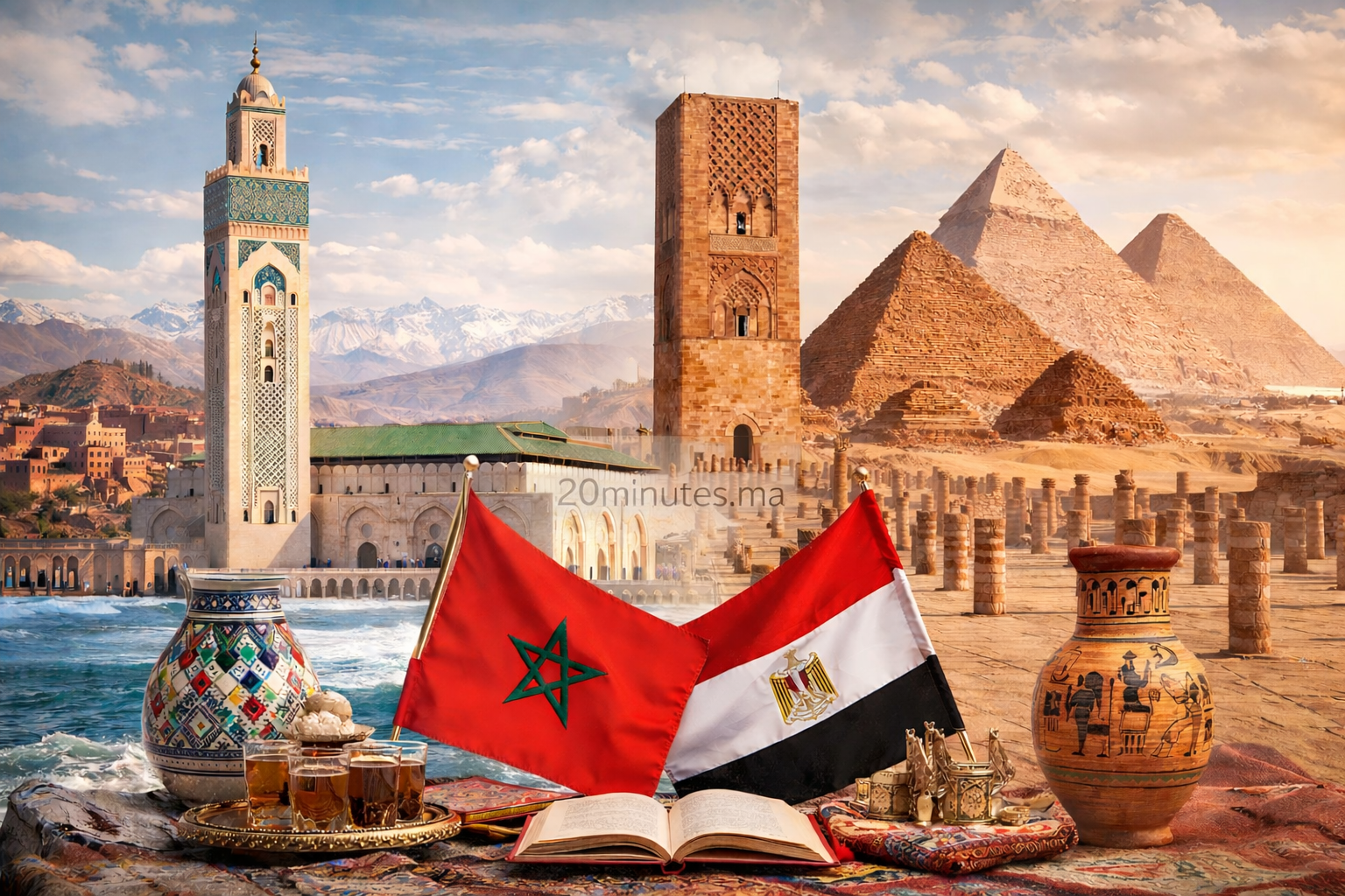 اتفاق مغربي مصري لتطوير التعاون الثقافي ودعم الشباب والابتكار