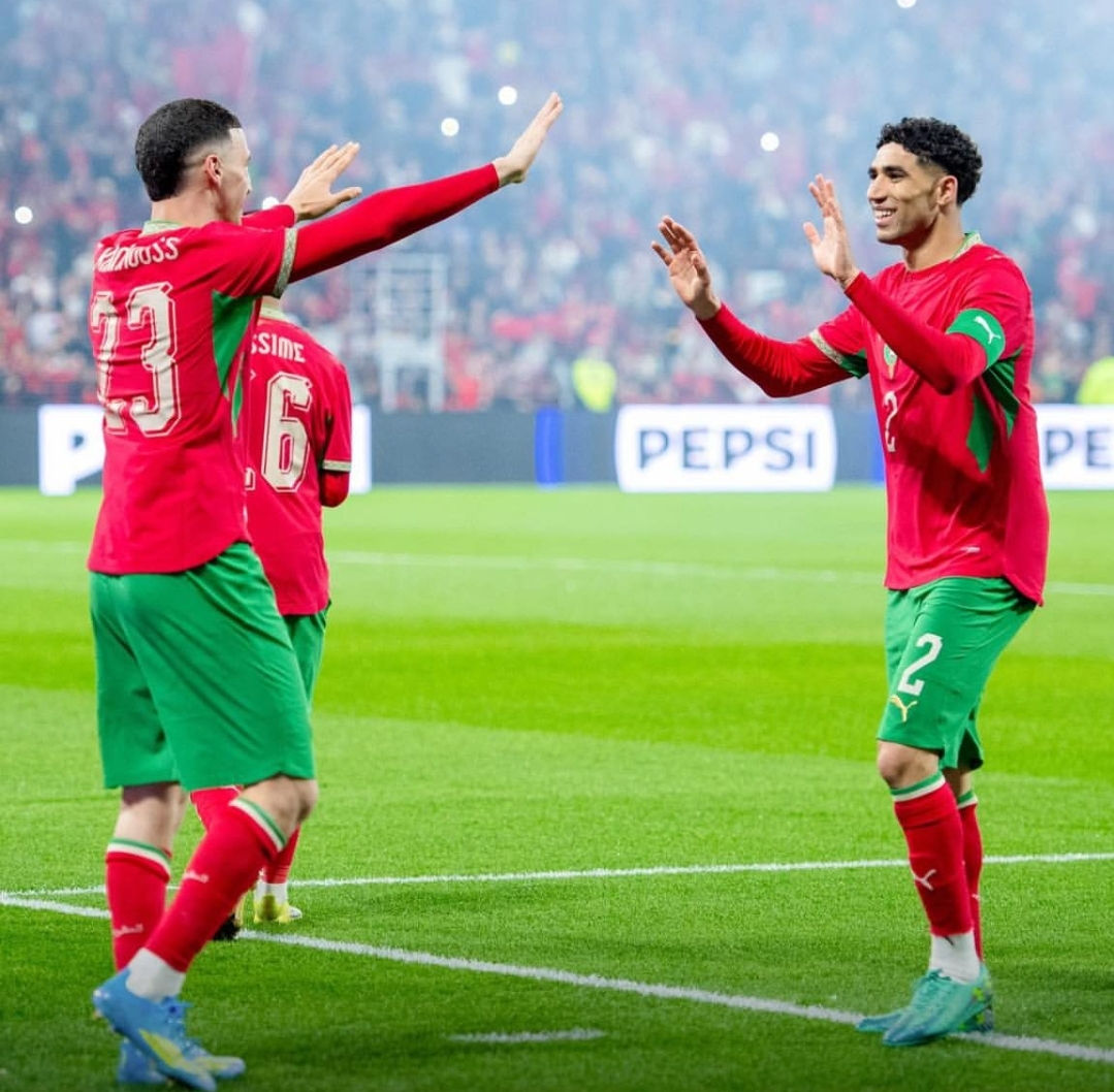فوز ودي للمنتخب المغربي على الباراغواي (2-1) بقيادة حكيمي وتألق بونو