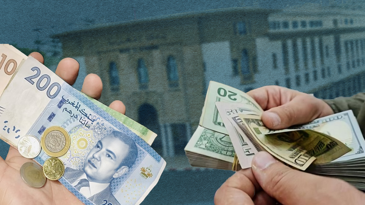 الدرهم يرتفع أمام الدولار ويتراجع أمام الأورو خلال أسبوع