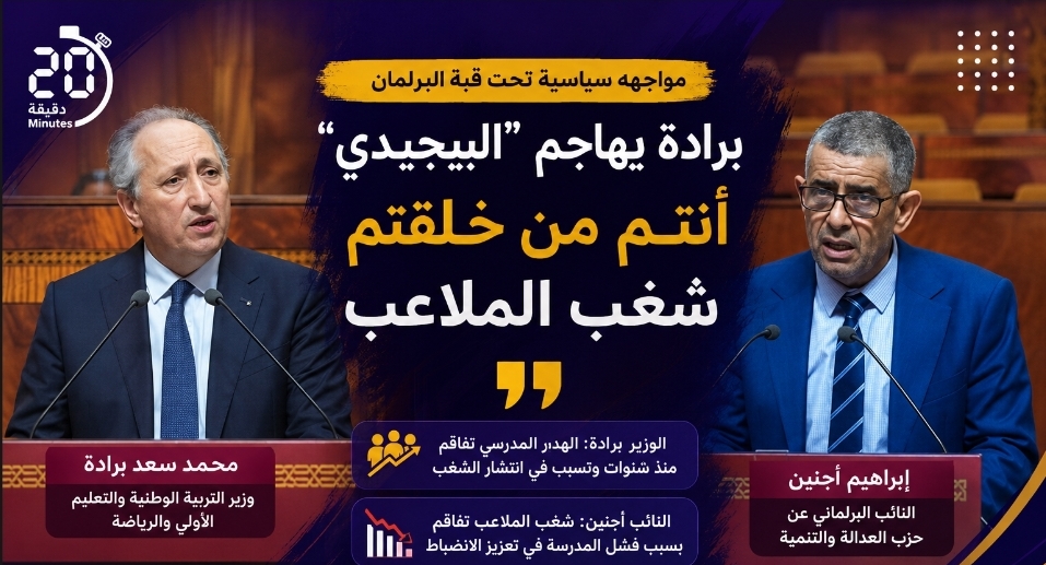 برادة يهاجم “البيجيدي” داخل البرلمان: أنتم من خلقتم شغب الملاعب